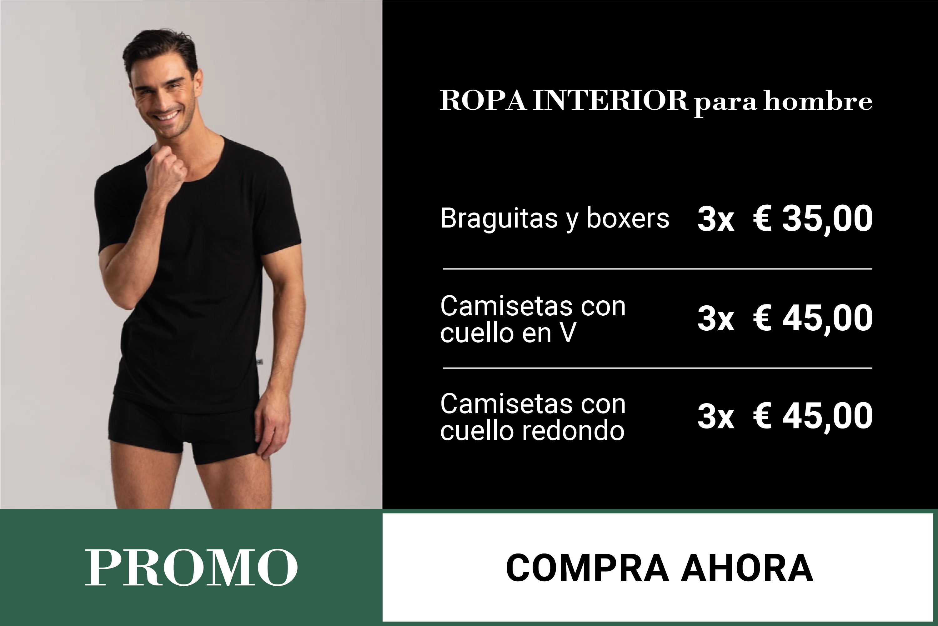 Promo Intimo Uomo INVIDIA 1973